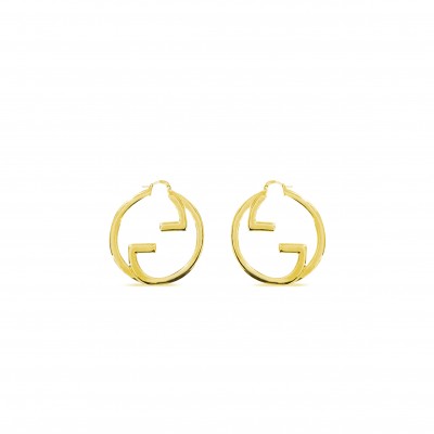 GUCCI INTERLOCKING G LARGE EARRINGS GUCCI INTERLOCKING G LARGE EARRINGS